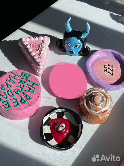 Делаю подставки для украшений из глины на заказ