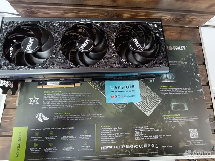 Видеокарта RTX 4080 GameRock OmniBlack 16GB
