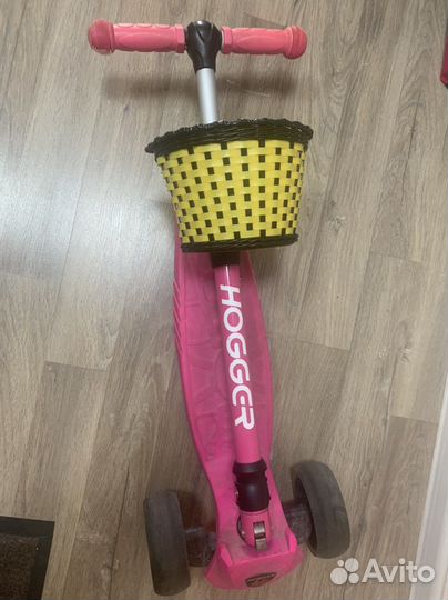 Самокат детский трехколесный бу