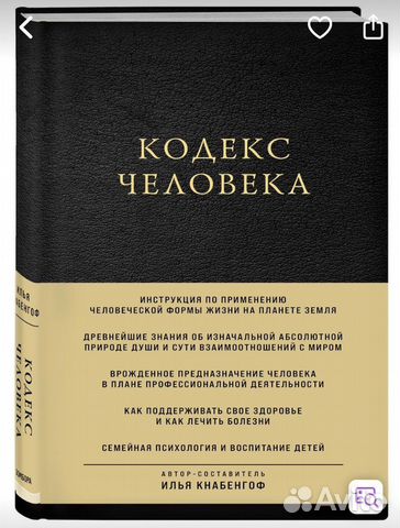 Кодекс человека Илья Кнабенгоф