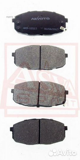 Akyoto AKD-12113 Колодки тормозные