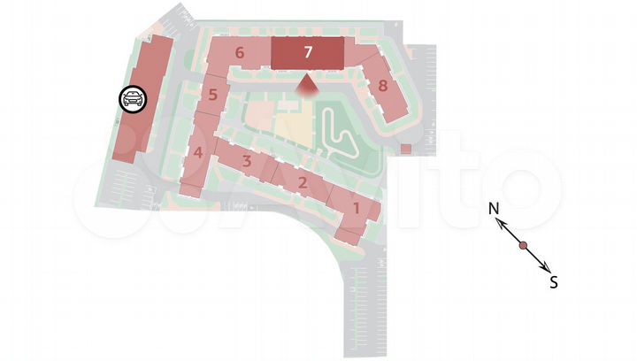 Квартира-студия, 25,4 м², 2/12 эт.