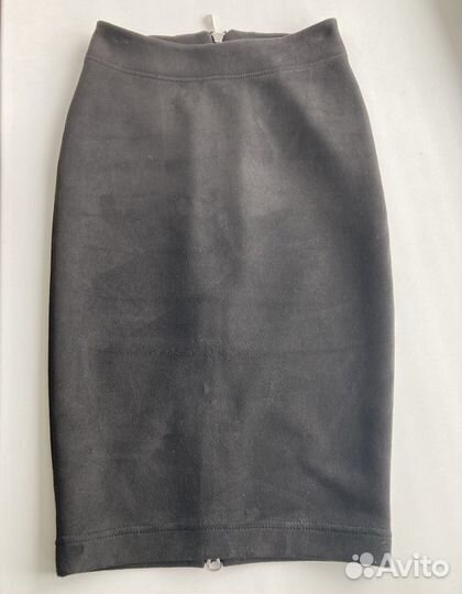 Юбка карандаш замшевая миди Manic