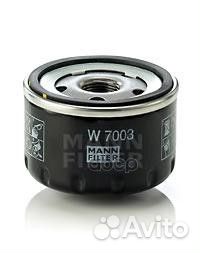 Фильтр масляный W7003 W7003 mann-filter