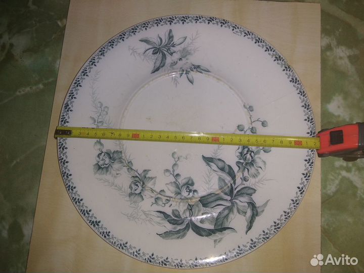 Тарелка (блюдо) Villeroy&Boch Mettlach 19 век