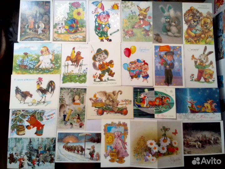 2 - Открытки чистые не подписаны пакетом