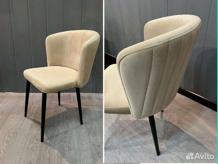 Стул металл/велюр