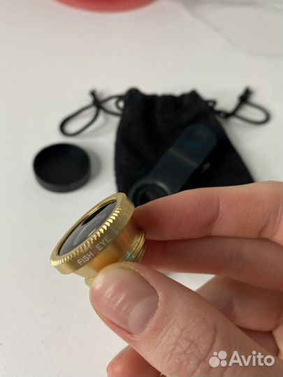 Линза для телефона макро, фишай, рыбий глаз