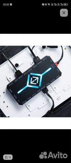 Контроллер вентиляторов 5V 3PIN argb/4pin pwm SATA