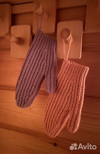 Варежка-мочалка