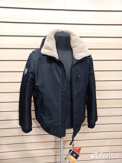 Мужской зимний бомбер Пилот