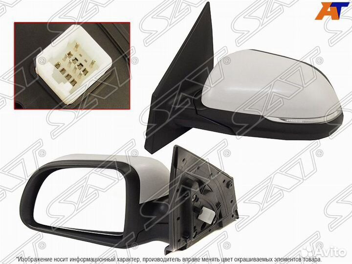 Зеркало KIA RIO /X-line 17- LH регулировка, обогр
