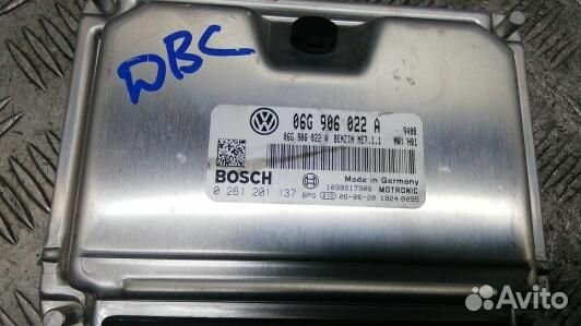 Блок управления двигателем volkswagen touran (1T1