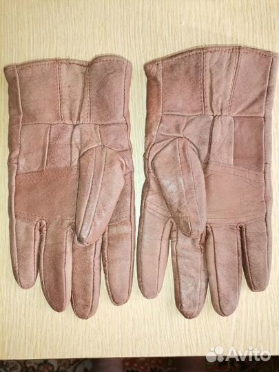 Кожаные мужские перчатки СССР