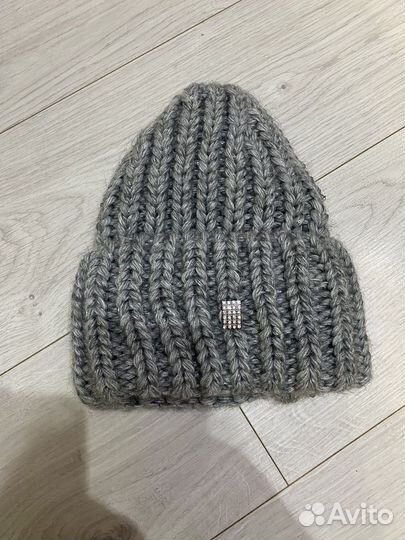 Шапка зимняя женская вязанная