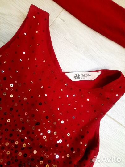 Платье+болеро h&m р. 110