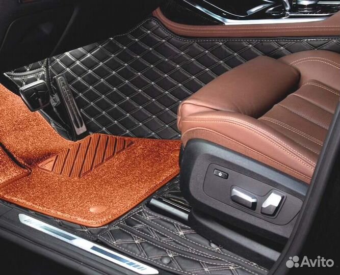 3D Коврики Range Rover Салон Багажник из Экокожи