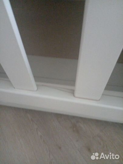 Детская кроватка с маятником и ящиком +матрас