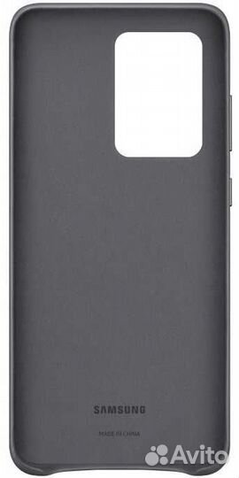 Оригинал Кожа Leather Cover для Samsung S20 Ultra