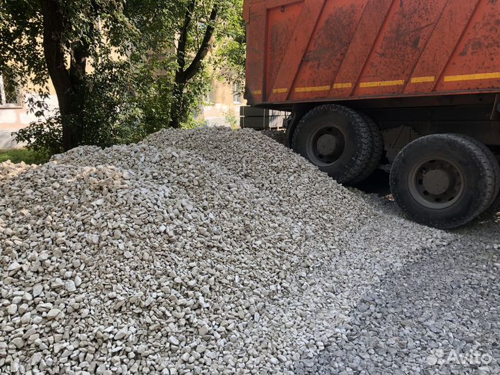 Щебень отсев пгс в Перми с доставкой