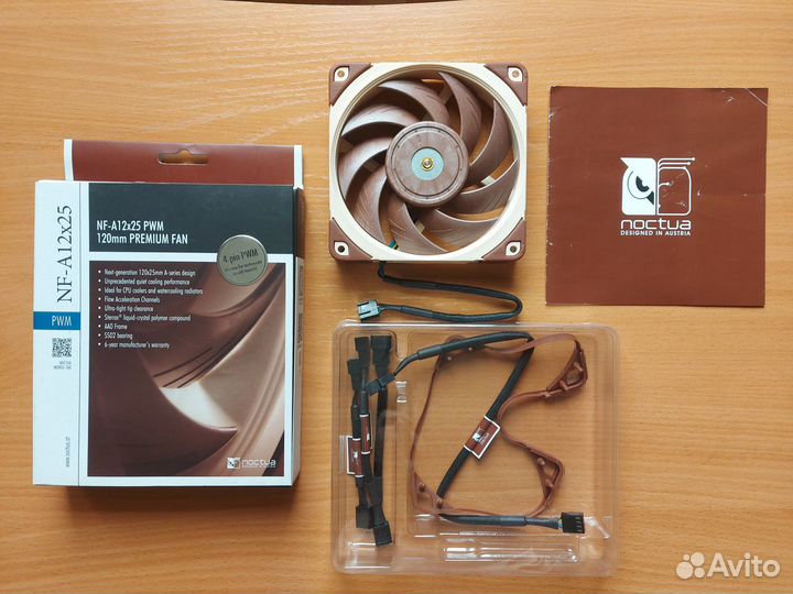 Вентиляторы Noctua NF-A12x25 PWM