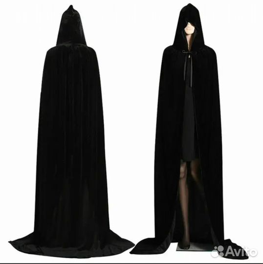 Продаю накидку готическую с капюшоном для косплея