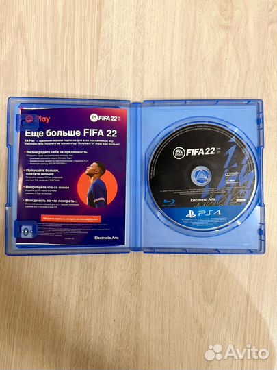 Игры на ps4 fifa 22 диск