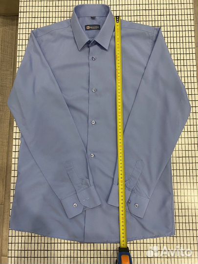 Рубашки голубые для школьника