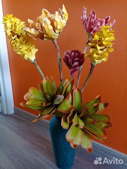 Искусственные цветы для декора