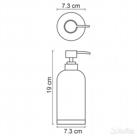 Дозатор wasserkraft Mindel K-8899 для жидкого мыла