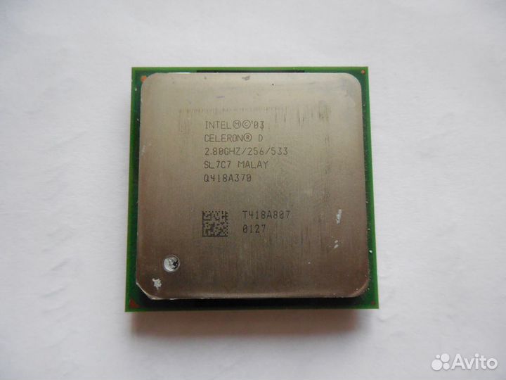 Процессоры Intel Celeron socket 478, 775