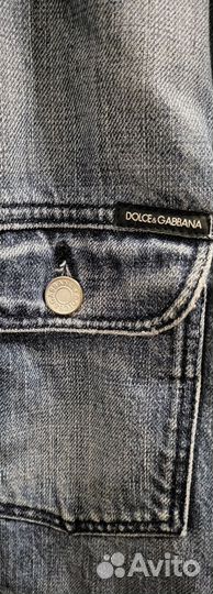 Джинсовая куртка dolce gabbana