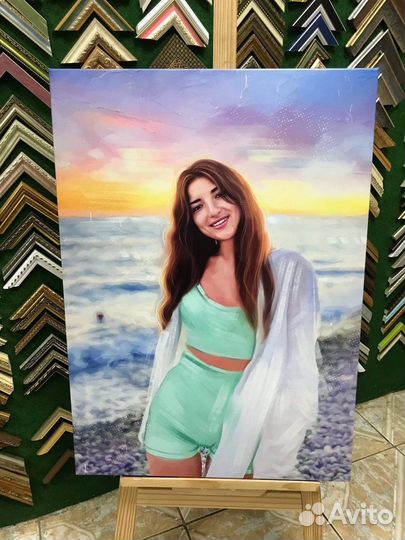 Портрет на холсте по фото