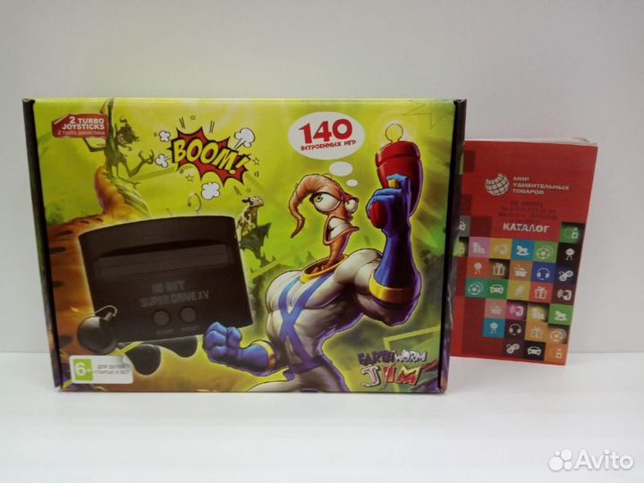 Сега Super Drive Earthworm Jim (140-in-1)