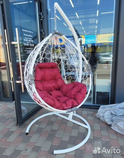 Подвесное кресло кокон для дома одноместное