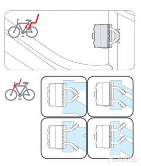 Велокресло детское Bellelli Freccia B-Fix