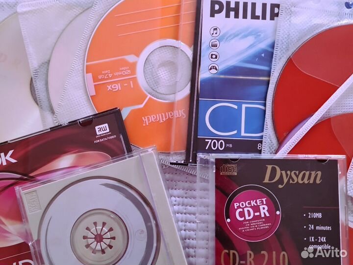 Cd диски чистые 26 шт. пакетом