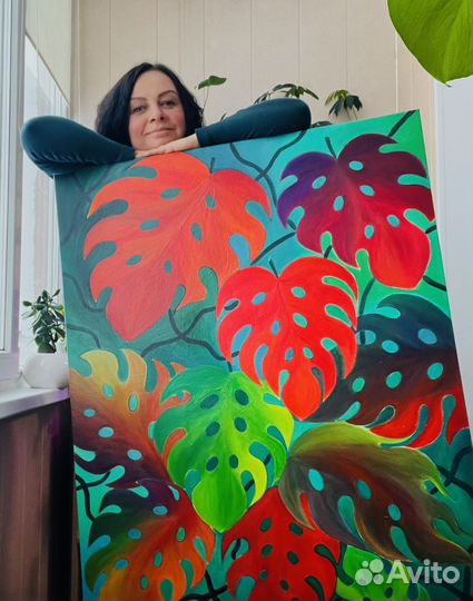 Интерьерная картина цветы