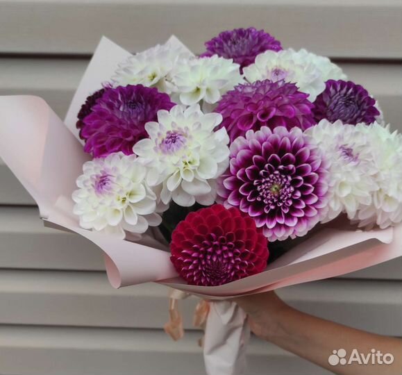 Георгины, срезка, букет