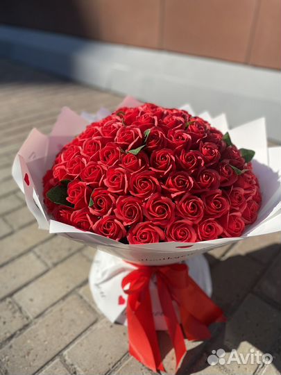 Букеты из 101 розы, цветы с доставкой