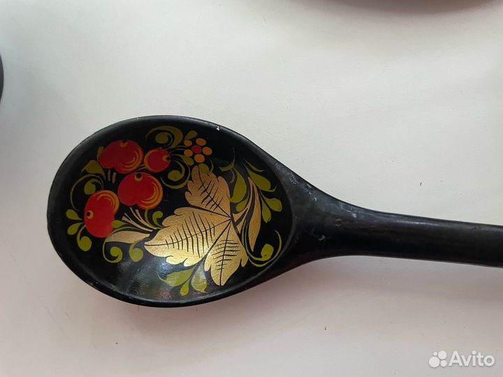 Набор деревянной посуды хохлома