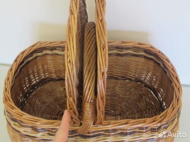 Корзина большая из лозы