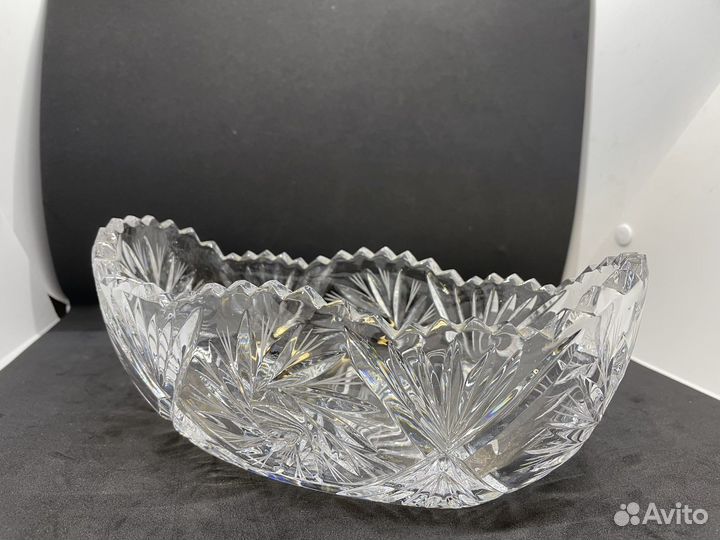 Хрустальная ваза, салатница, ваза СССР