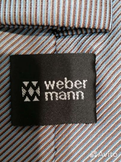 Галстук мужской темно-серый новый широкий