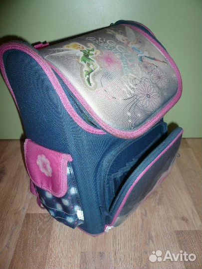 Портфель с ортопедической спинкой для девочки