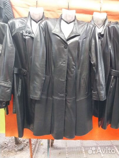 Кожаный плащ