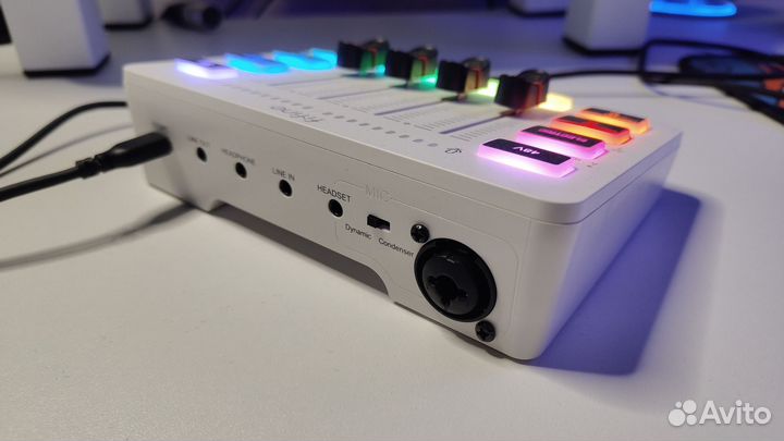 Микшер / Звуковая карта Fifine mixer SC3 (White)
