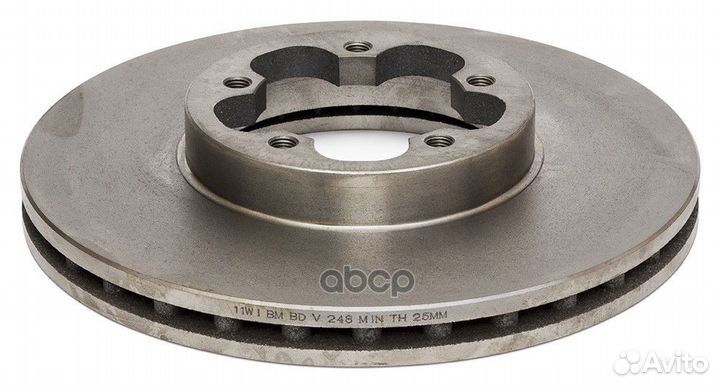 BD V 248 Диск тормозной вентилируемый M12x1.5