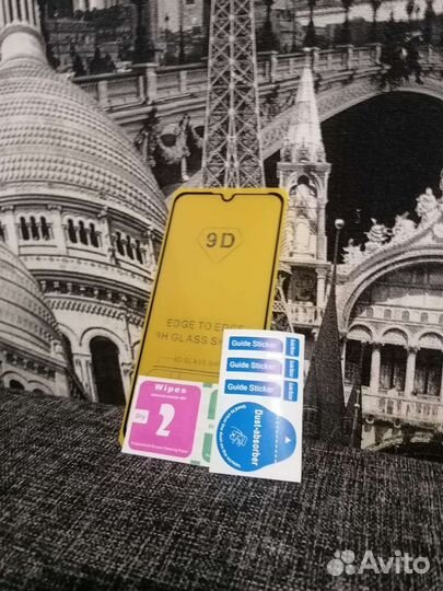 Защитное стекло 9D на honor 20s и Huawei P30lite