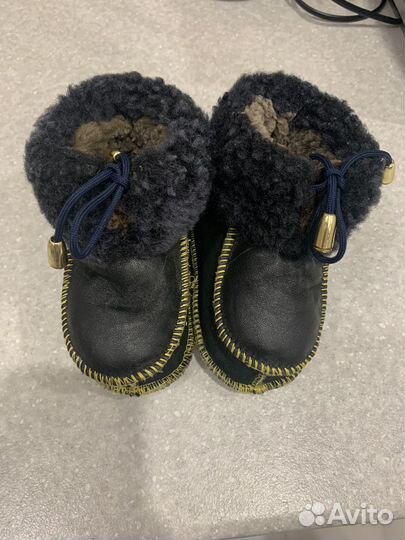 Чуни из овчины детские